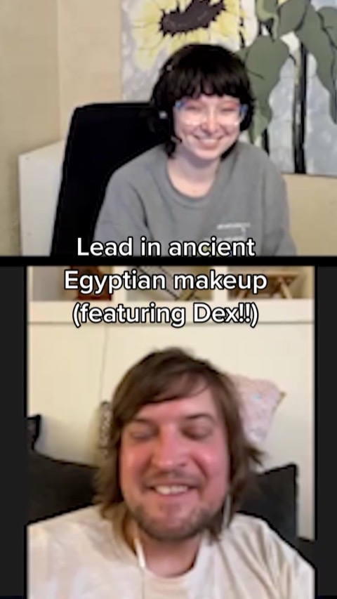 ancient Egyptian makeup, with Dex